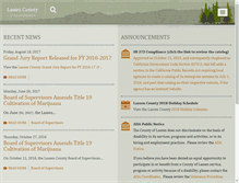 Tablet Screenshot of lassencounty.org